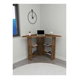 Woodface Best Doğal Ahşap Ceviz Çalışma Masası