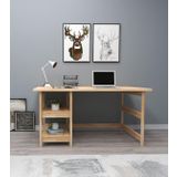 Woodface Cıty Doğal Ahşap Çalışma Masası