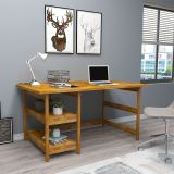 Woodface Cıty Doğal Ahşap Meşe Çalışma Masası
