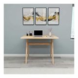 Woodface Polo Doğal Ahşap Çalışma Masası