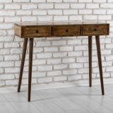 Woodface Rolls Koyu Doğal Ahşap Dresuar