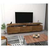 Woodface Verona Doğal Ahşap Ceviz Tv Ünitesi