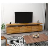 Woodface Verona Doğal Ahşap Meşe Tv Ünitesi