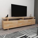 Woodface Verona Doğal Ahşap Tv Sehpası