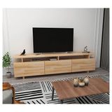 Woodface Verona Doğal Ahşap Tv Ünitesi