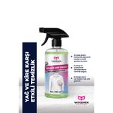 Woodhen Solutions Yağ ve Kir Leke Çıkarıcı, 500mL, Koltuk, Halı, Duvar, Kıyafet İçin Etkili Çözücü