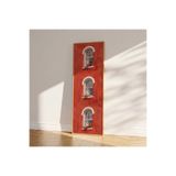 woodhomeworks Tek Parça Gerçek Ahşap Yatay Panorama dikey pencereler Çerçeveli Tablo