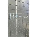 Woodhub 100 Adet - 15 cm - Tel Pano Kancası - Raf Aksesuarı - Raf Kancası - Açık Gri