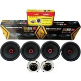 Woodhub 16 cm Mermi Göbek Midrange 6 Lı Takım 125 Rms Boschmaan Bm Audio