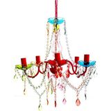 Woodhub 38 cm Soft Renkli Taşlı Avize - 1 - Ahşap