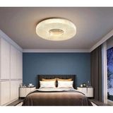 Woodhub Ø40 cm Beyaz Plafonyer, 3ışık Renk, Led, Tavan Lambası,yuvarlak Avize,modern Aydınlatma,dekoratif - 1 - Ahşap