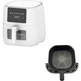 Woodhub 6l Airfryer, 1700W, Dokunmatik Panel, Yağsız ve Sağlıklı Pişirme - Bakır
