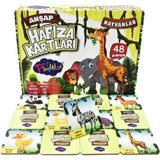 Woodhub Ahşap Hafıza Kartları Hayvanlar (07) - Ahşap Desenli