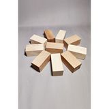 Woodhub Ahşap Küp 5cm 5 Adet Jenga Doğal Ahşap Denge Oyunu Kayın Ağacından - Ahşap Desenli
