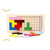 Woodhub Ahşap Pentemino Puzzle - Ahşap Desenli