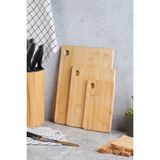 Woodhub Bambu 3 Lü Kesme Tahtası Seti Takımı 3 Boy 12944