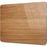 Woodhub Cam Kesme Tahtası Ahşap Meşe Desenli 30 x 40 cm