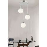 Woodhub Damla 3'lü Yuvarlak Krom Modern Koridor Mutfak Salon Avize - 1 - Ahşap