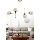 Woodhub Darvin 4 Lü Eskitme Avize Bal Camlı Yatak Odası Mutfak Salon Avize - 1 - Ahşap