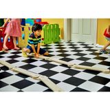 Woodhub Denge Kirişi, Denge Tahtası, Çocuk Aktivite Oyuncağı, Çocuk Dış Mekan Spor (6'lı Set) - Ahşap Desenli