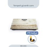 Woodhub Dijital Banyo Baskülü, Sağlıklı ve Güvenilir Ölçüm, Modern Tasarım - 1BW-Beyaz