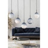 Woodhub Efser 5li Sıralı Avize Modern Oturma Odası Salon Sarkıt Avize - 1 - Ahşap