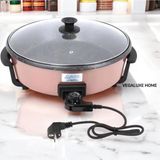 Woodhub Elektrikli Tencere Pizzamatik Rose 40 Cm, 5 Kademe Isı Ayarlı - Renkli