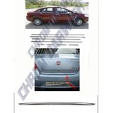Woodhub Fiat Linea Uyumlu Cam Çıtası 8 Parça Paslanmaz Çelik 2007- ve Bagaj Alt Çtası