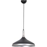 Woodhub Flora Modern Tasarım - Cafe - Mutfak - Salon - Hol - Çocuk Odası Siyah - Gri Renk Tekli Metal Avize - 1 - Ahşap