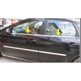 Woodhub Ford Focus 2 Sedan-Hb Krom Cam Çıtası 4 Prç. 2005-2011 P. Çelik