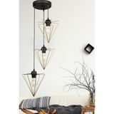 Woodhub Grand 3.lü Eskitme Sarkıt Avize - 1 - Ahşap