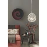 Woodhub Kristal Yaprak Tekli Beyaz Avize - 1 - Ahşap