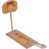 Woodhub Mini Ahşap Basketbol Potası Çocuklar Için Eğitici Çocuk Aile Oyunu Y058 - Ahşap Desenli
