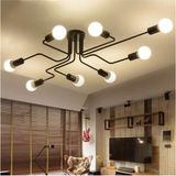 Woodhub Modern 8 Kol Örümcek Avize - 1 - Ahşap