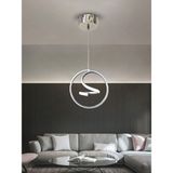 Woodhub Modern Tekli Sarkıt LED Avize Antre , Oda Helezon Beyaz Işık Ledli Avize - 1 - Ahşap