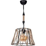 Woodhub Nisa Halatlı Modern Sarkıt Avıze(Mutfak Cocuk Odası Korıdor) - 1 - Ahşap