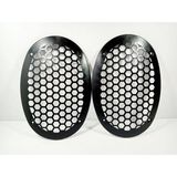 Woodhub Oval Hoparlör Kapağı – Plastik Kaliteli Oval Midrange Hoparlör Kapak – 2 Adet - 1