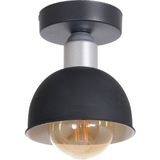 Woodhub Pancu Plafonyer Modern Tasarım Cafe Mutfak Salon Hol Siyah Renk Tekli Avize - 1 - Ahşap
