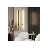 woodhub Pilli Led Aplik Dekoratif Led Aydınlatma 70cm Günışığı 2 Adet Duvar Aplik