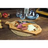 Woodhub Piramit Corian Ahşap Kesme ve Sunum Tahtası