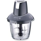 Woodhub Pro Magic 4 Bıçaklı Cam Doğrayıcı, Kullanışlı ve Şık Tasarım - Açık Gri