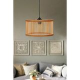 Woodhub Rustik Serisi Papatya Bambu Sarkıt Avize 30 cm - 1 - Ahşap