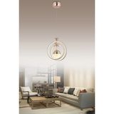 Woodhub Santana Modern Tasarım Gold Kaplama 3 Renk Işık Veren Salon Mutfak Tavan Ledli Avize - 1 - Ahşap