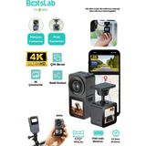 Woodhub V9H 4K Wifi 170°ULTRA Geniş Açı Kristal Gece Modu Adas Sistemi Akıllı Araç ve AKSIYON KAMERASI 2024 - Renkli