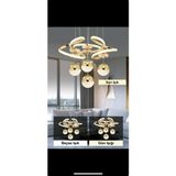 Woodhub Venüs 4 Lü Ledli Gold 3 Renk Sarkıt Avize - 1 - Ahşap