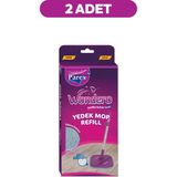 Woodhub Yedek Paspas Mop X, 2'li Set, Temizlik ve Hijyen Için Mükemmel Çözüm - Gri - Seçenek 1
