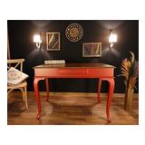 Wooding 110 Cm Masif Ceviz Kırmızı Çalışma Masası