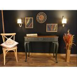 Wooding Mobilya 100 Cm Çekmeceli Masif Siyah Ceviz Dresuar