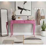 Wooding Mobilya 100 cm Masif Çekmeceli Lükens Pembe Dresuar