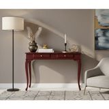 Wooding Mobilya 100 cm Masif Lükens Bordo Çalışma Masası - 100x60